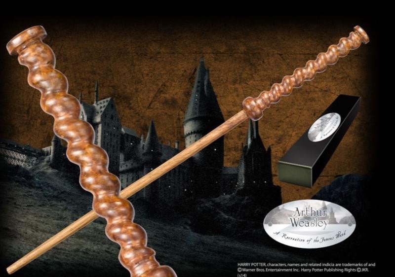 Harry Potter Sběratelská hůlka - Artur Weasley Ollivanders box