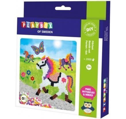 Playbox Korálky zažehlovací 2000ksmix 6 motivů