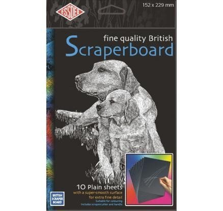 Essdee Prázdná škrabací folie se škrabáky 152 x229 cm 10 ks