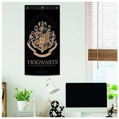 Harry Potter Textilní Banner na zeď - Bradavice černé