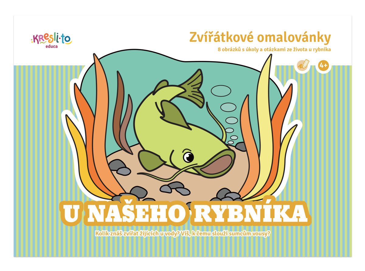 Zvířátkové omalovánky U našeho rybníka