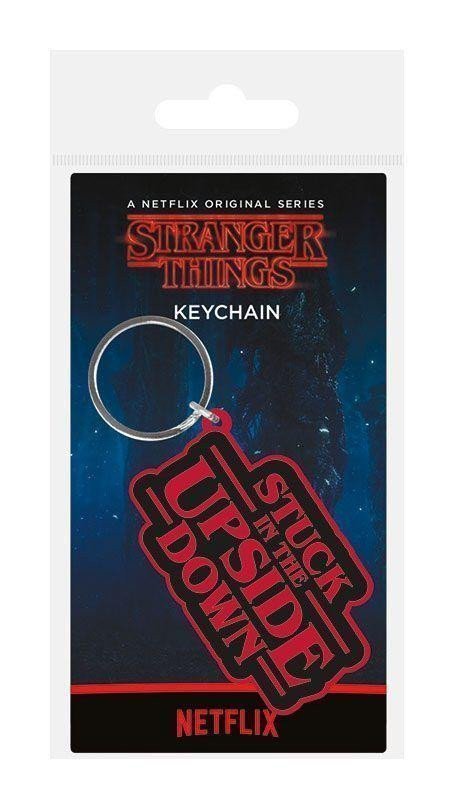 Klíčenka gumová Stranger Things - Stuck in The Upside Down
