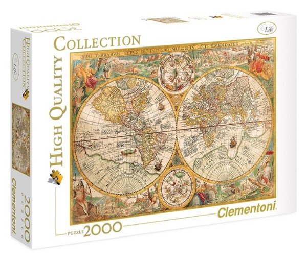 Puzzle Mapa Antic 2000 dílků