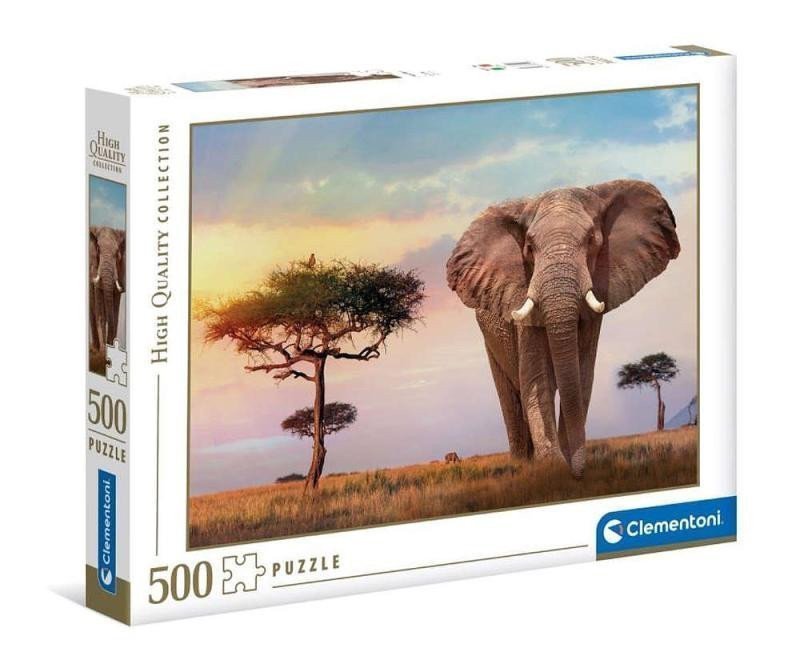 Clementoni Puzzle - Africký západ slunce 500 dílků