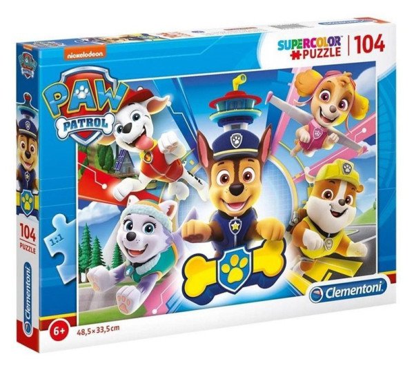 Puzzle Supercolor Tlapková Patrola 2x60 dílků