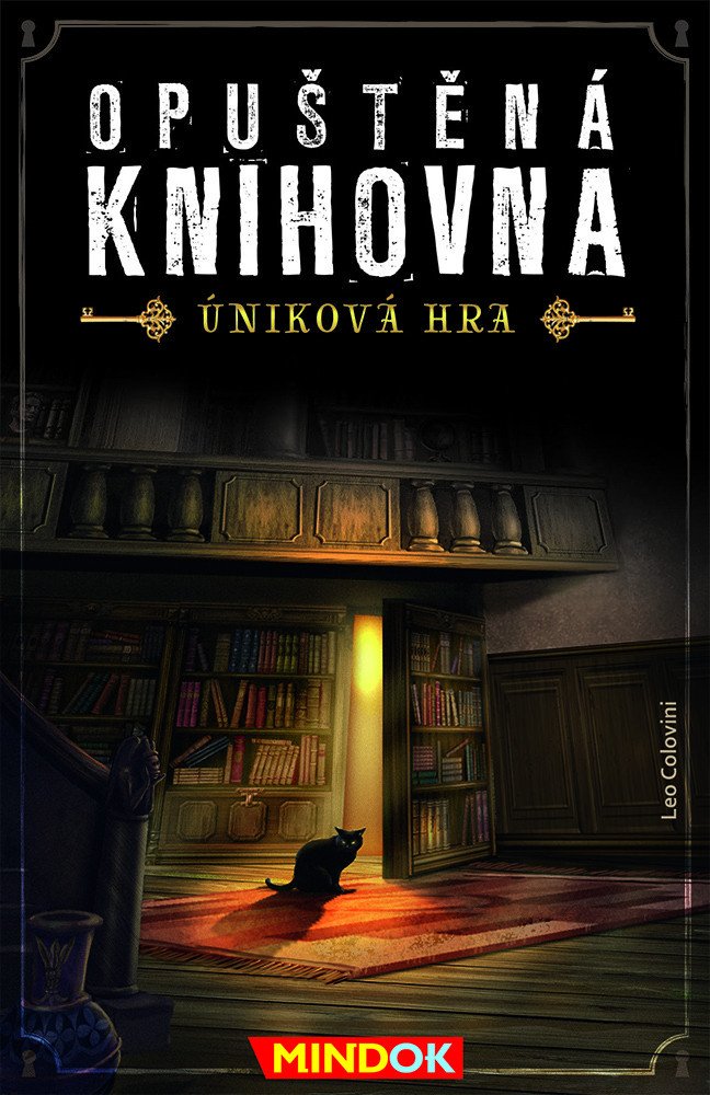Opuštěná knihovna Úniková hra