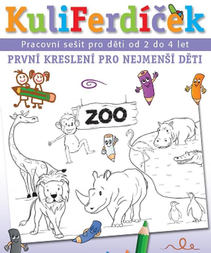 KuliFerdíček První kreslení pro nejmenší děti - Pracovní sešit pro nejmenší děti od 2 do 4 lel – Andršová Stanislava