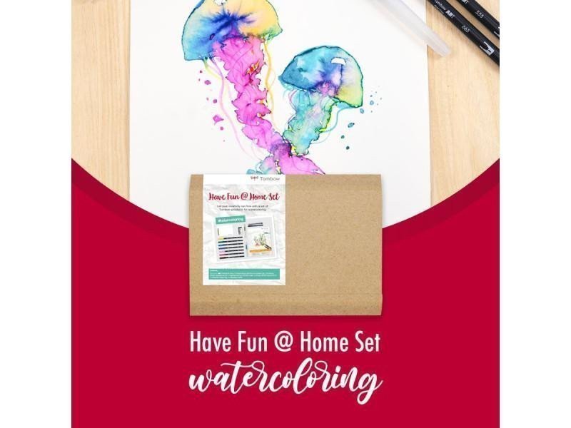 Tombow Bav se Akvarelová sada na doma