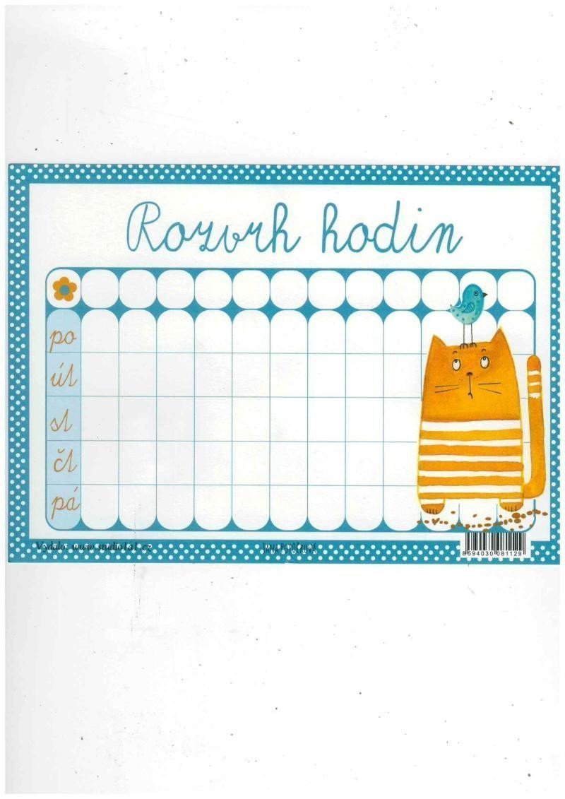 Rozvrh hodin A5 - Kočka
