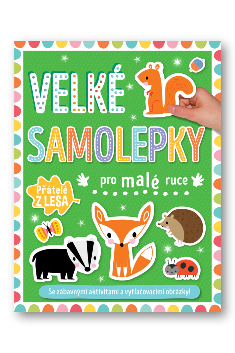 Velké samolepky pro malé ruce Přátelé z lesa