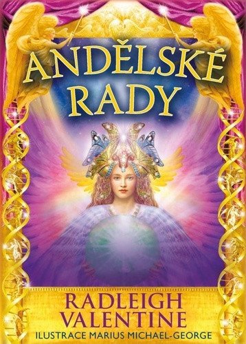Andělské rady - kniha a 44 karet lesklé – Radleigh Valentine