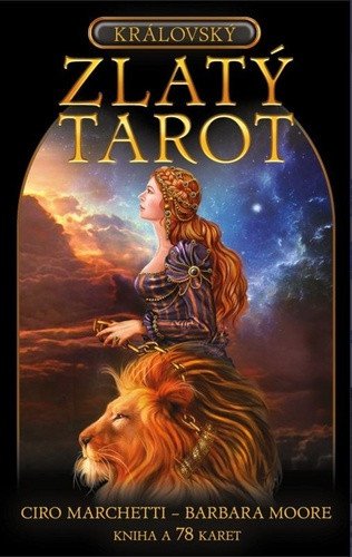 Královský Zlatý tarot - Kniha a 78 karet lesklé – Moore Barbara