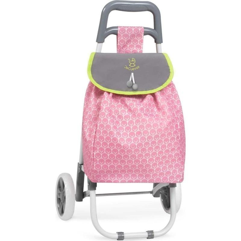 Skládací cestovní taška na kolečkách DeCuevas - růžová 2021