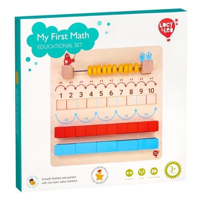 Lucy Leo dřevěná herní sada - Moje první matematika