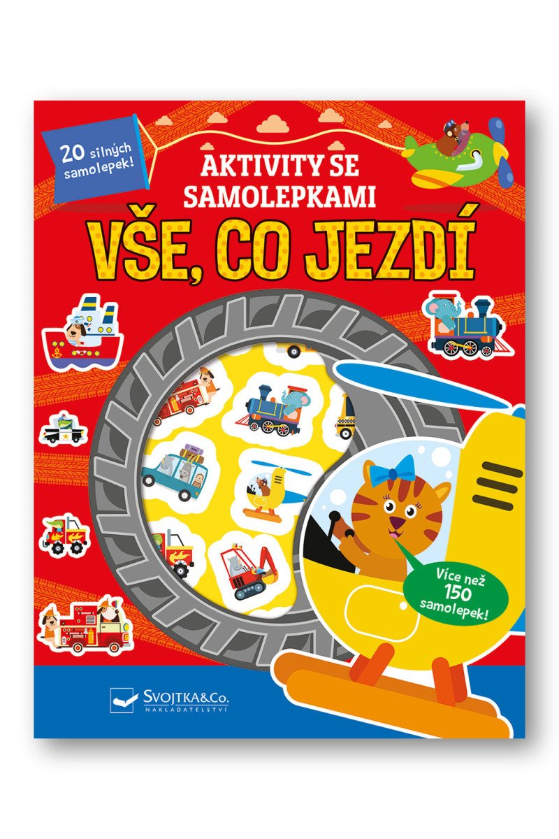 Aktivity se samolepkami - Vše co jezdí