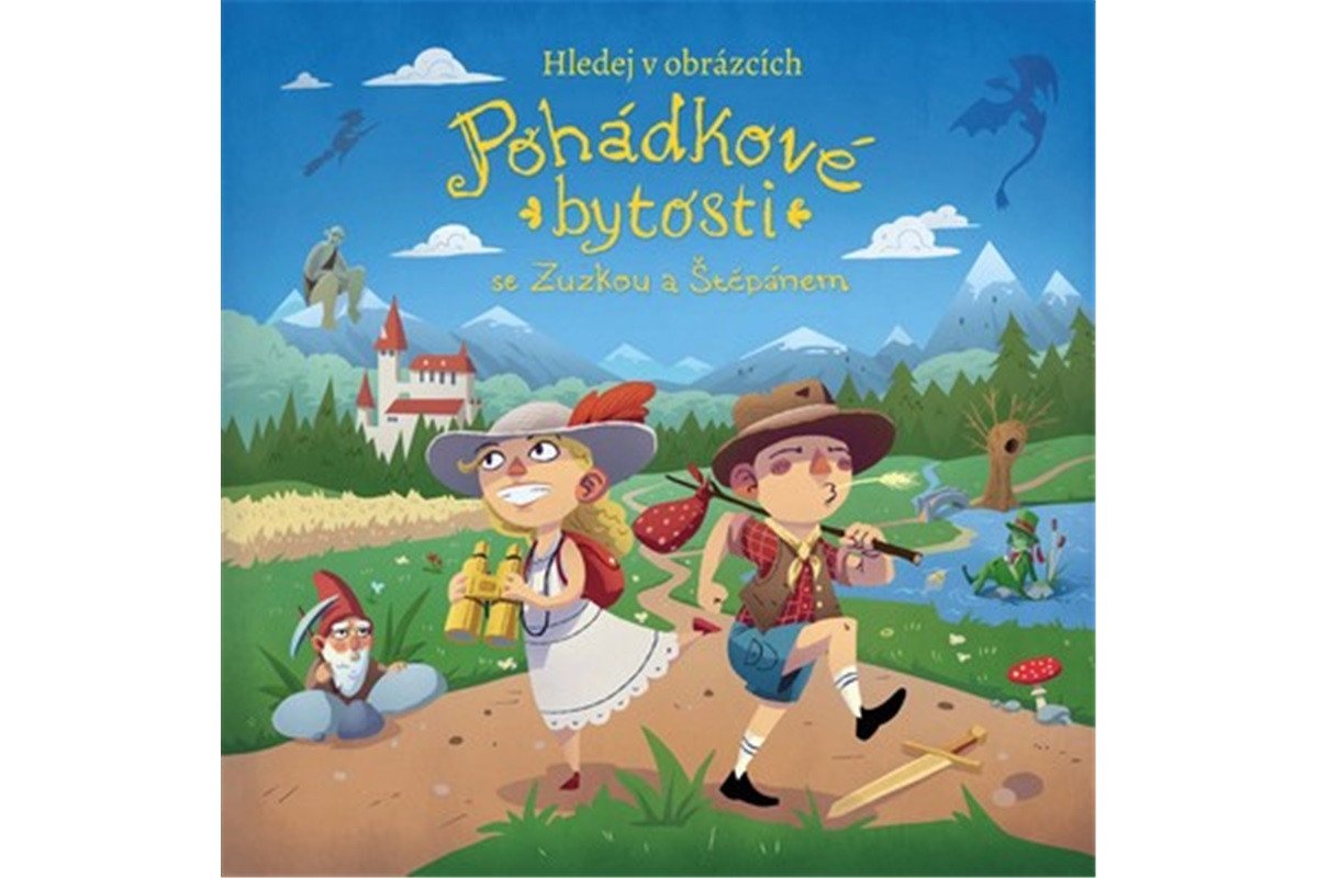 Hledej v obrázcích Pohádkové bytosti se Zuzkou a Štěpánem
