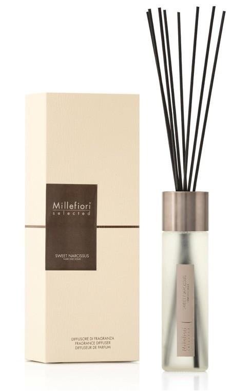 Millefiori Selected Sweet Narcissus difuzér 350ml stébla