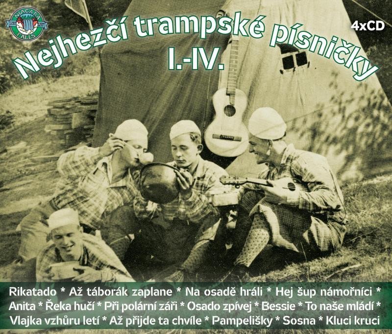 Nejhezčí trampské písničky I-IV - kolekce 4 CD