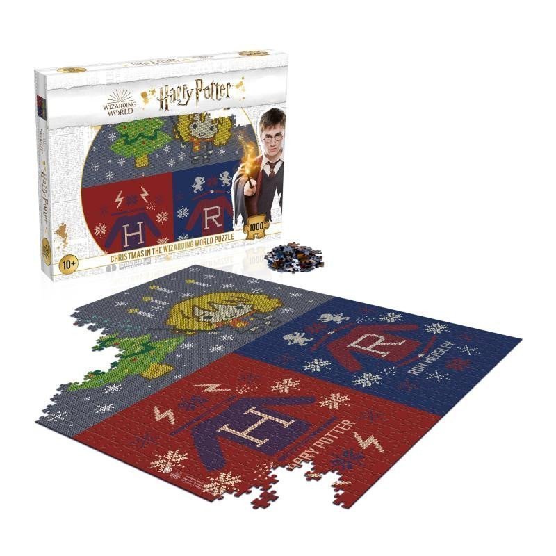 Harry Potter Puzzle - Vánoce v kouzelnickém světě Christmas in the Wizarding World - 1000 dílků