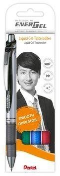Pero gelové Pentel EnerGel BL77 - základní barvy 07mm 4ks sada