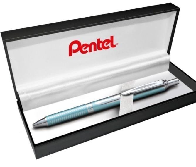 Pero gelové Pentel EnerGel BL407 - světle modré 07mm v dárkové krabičce