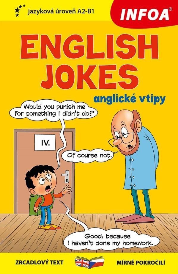 Anglické vtipy English Jokes - Zrcadlová četba A2-B1