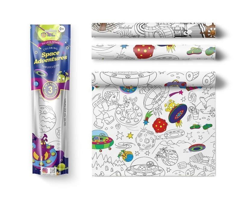 PEXI Malovací ubrusy 3v1 – Vesmír Space Adventure