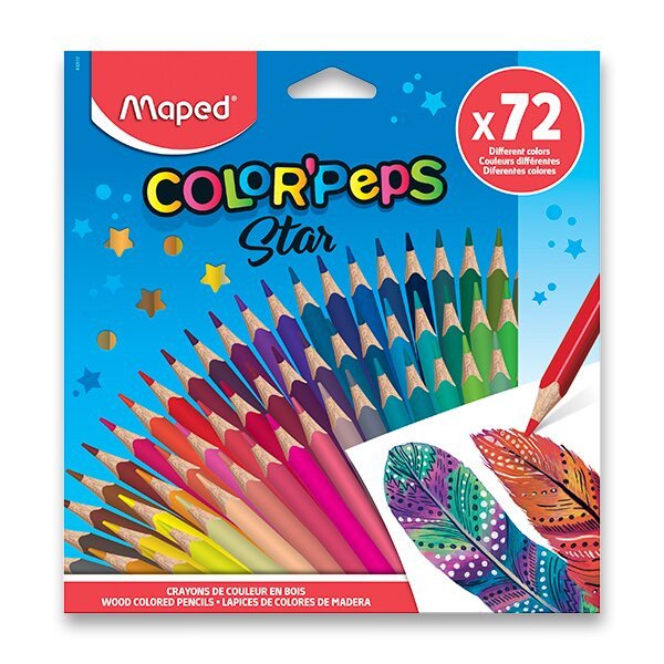 Maped Pastelky trojhranné Color Peps 72 ks