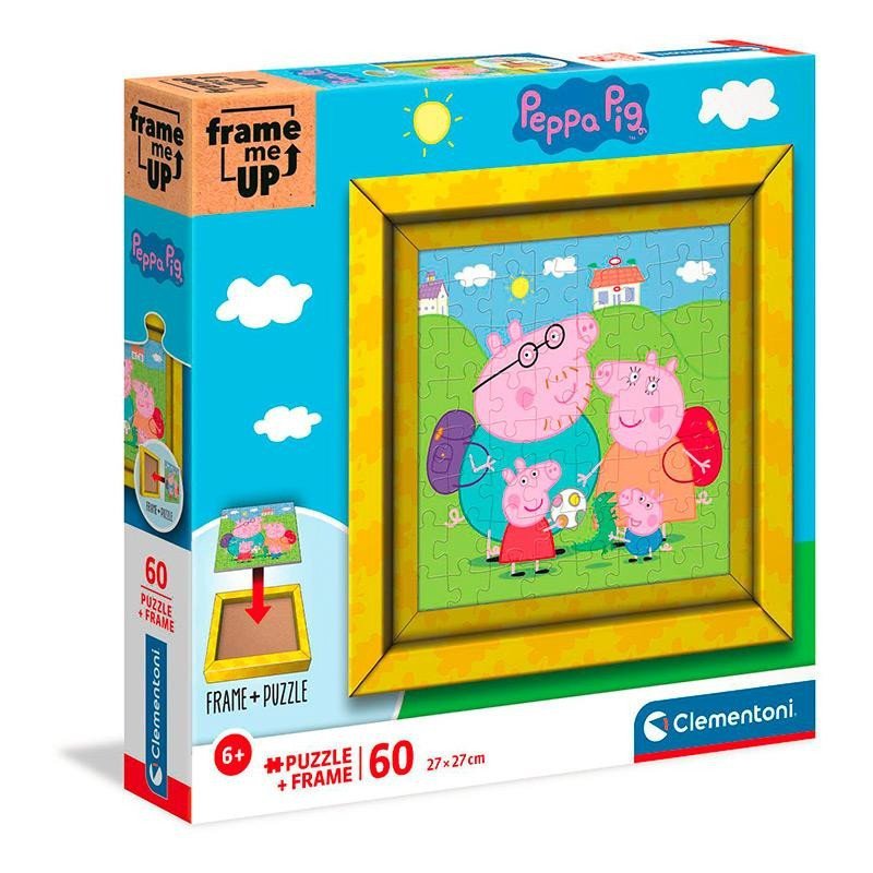 Clementoni Puzzle Frame me up - Prasátko Peppa 60 dílků