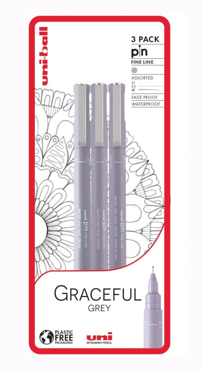 Uni Pin Sada linerů - Graceful Grey 3 ks