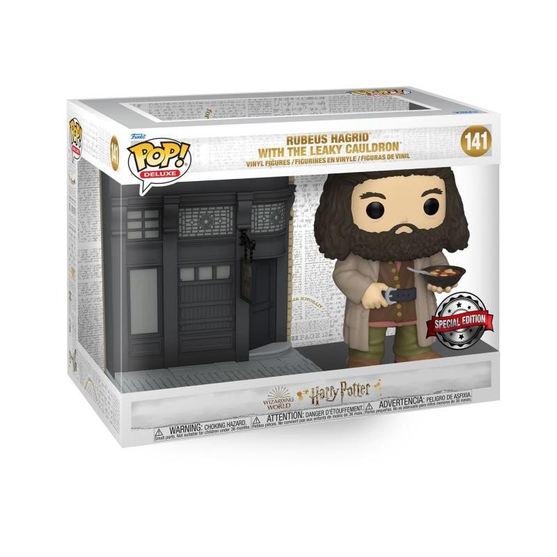 Funko POP Deluxe Harry Potter Diagon Alley - The Leaky Cauldron wHagrid limited special edition