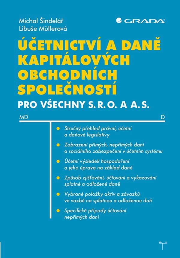 Účetnictví a daně kapitálových obchodních společností pro všechny s r o a a s – Müllerová Libuše