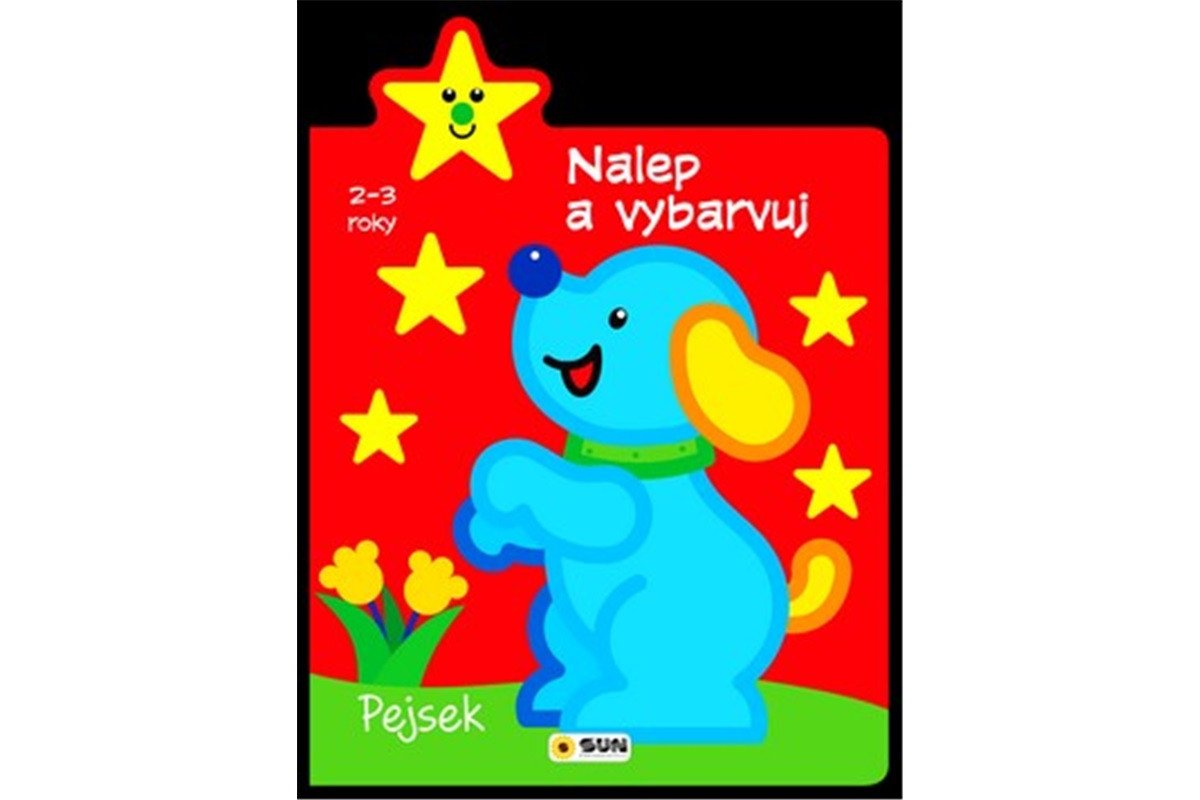Pejsek 2-3 roky Nalep a vybarvuj