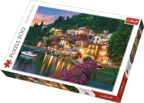 Trefl Puzzle Itálie Jezero Como / 500 dílků