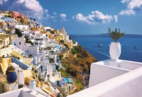 Trefl Puzzle Řecko Santorini 1500 dílků