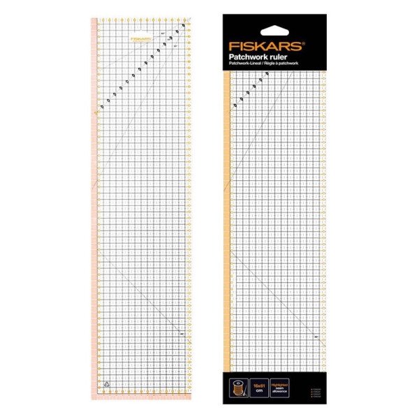 Fiskars Pravítko na patchwork 15 x 60 cm