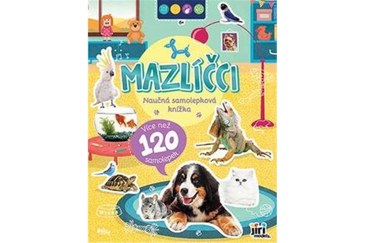 Naučná samolepková knížka Mazlíčci