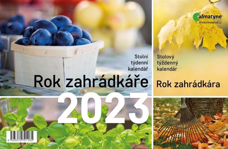 Kalendář 2023 Rok zahrádkáře stolní týdenní 214 x 140 mm