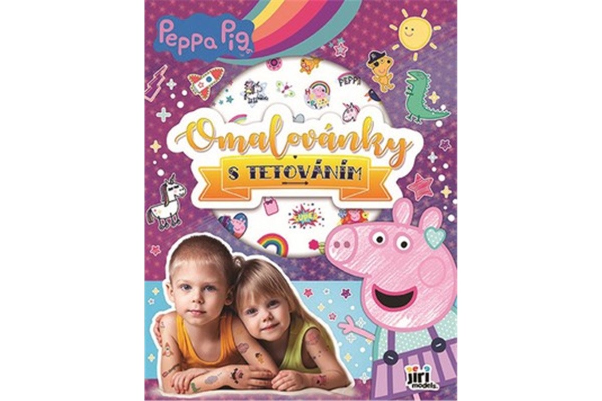 Peppa Pig - Omalovánky s tetováním