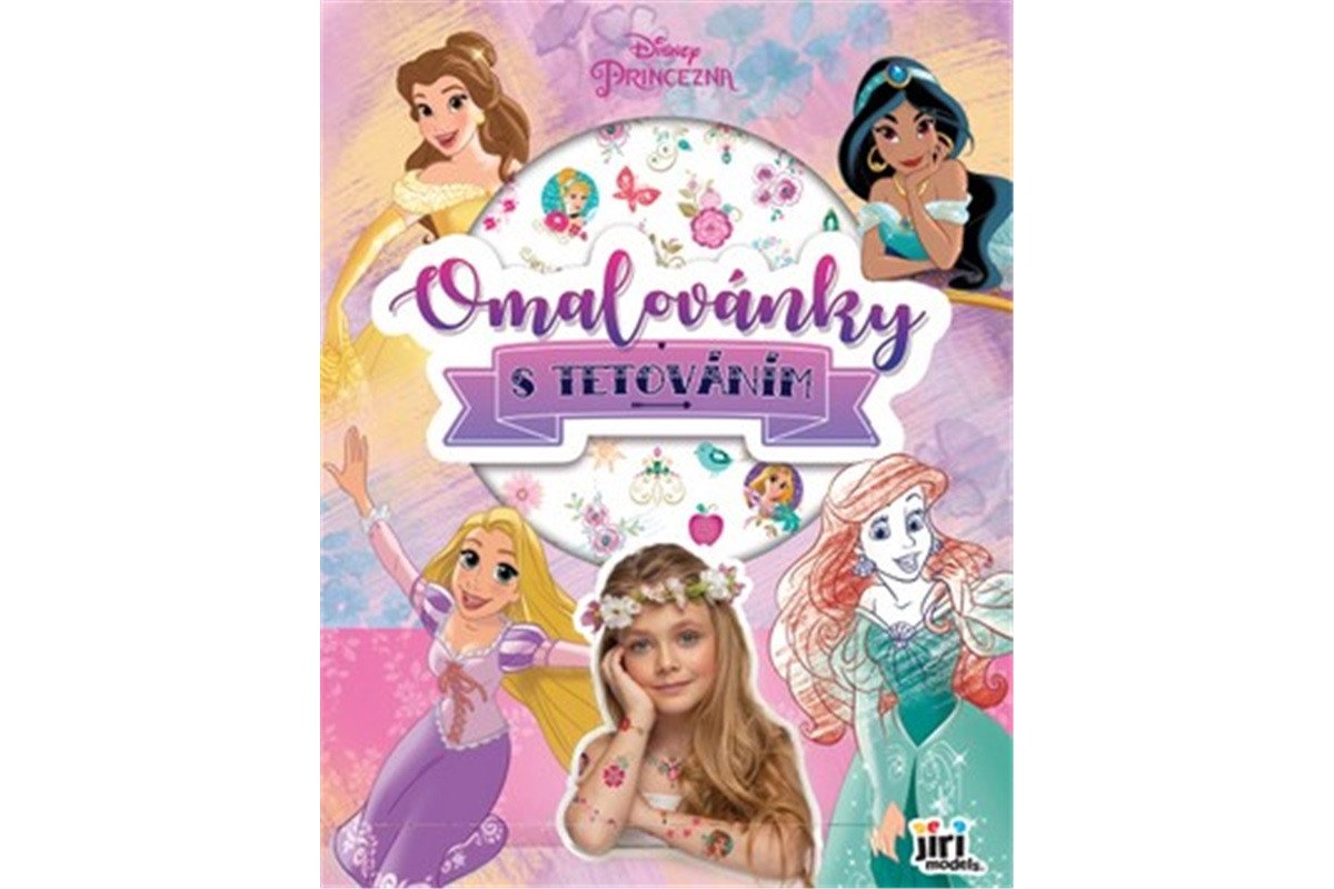 Princezny - Omalovánky s tetováním