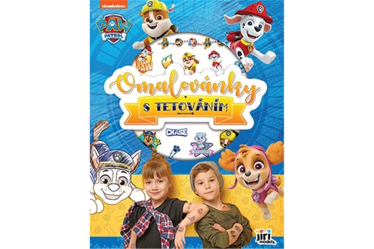 Tlapková patrola - Omalovánky s tetováním