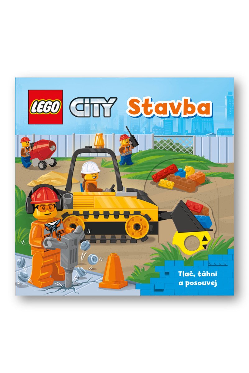 LEGO CITY Stavba - Tlač táhni a posouvej