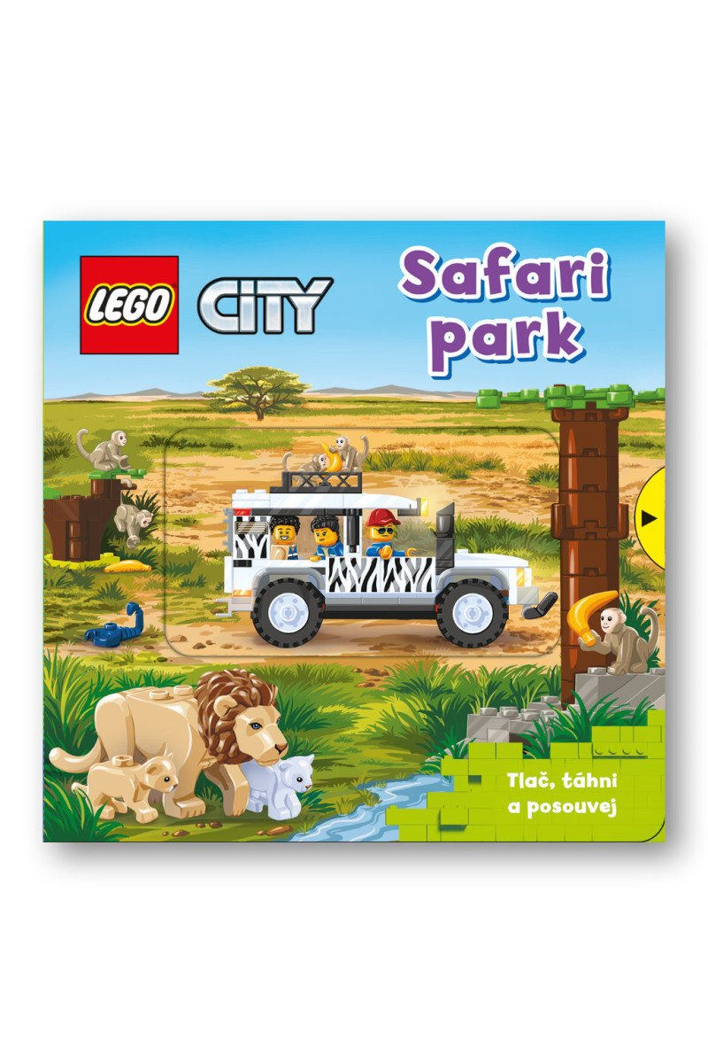 LEGO CITY Safari park - Tlač táhni a posouvej