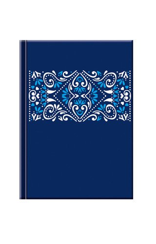 Notes Folk Ornamentmodrý