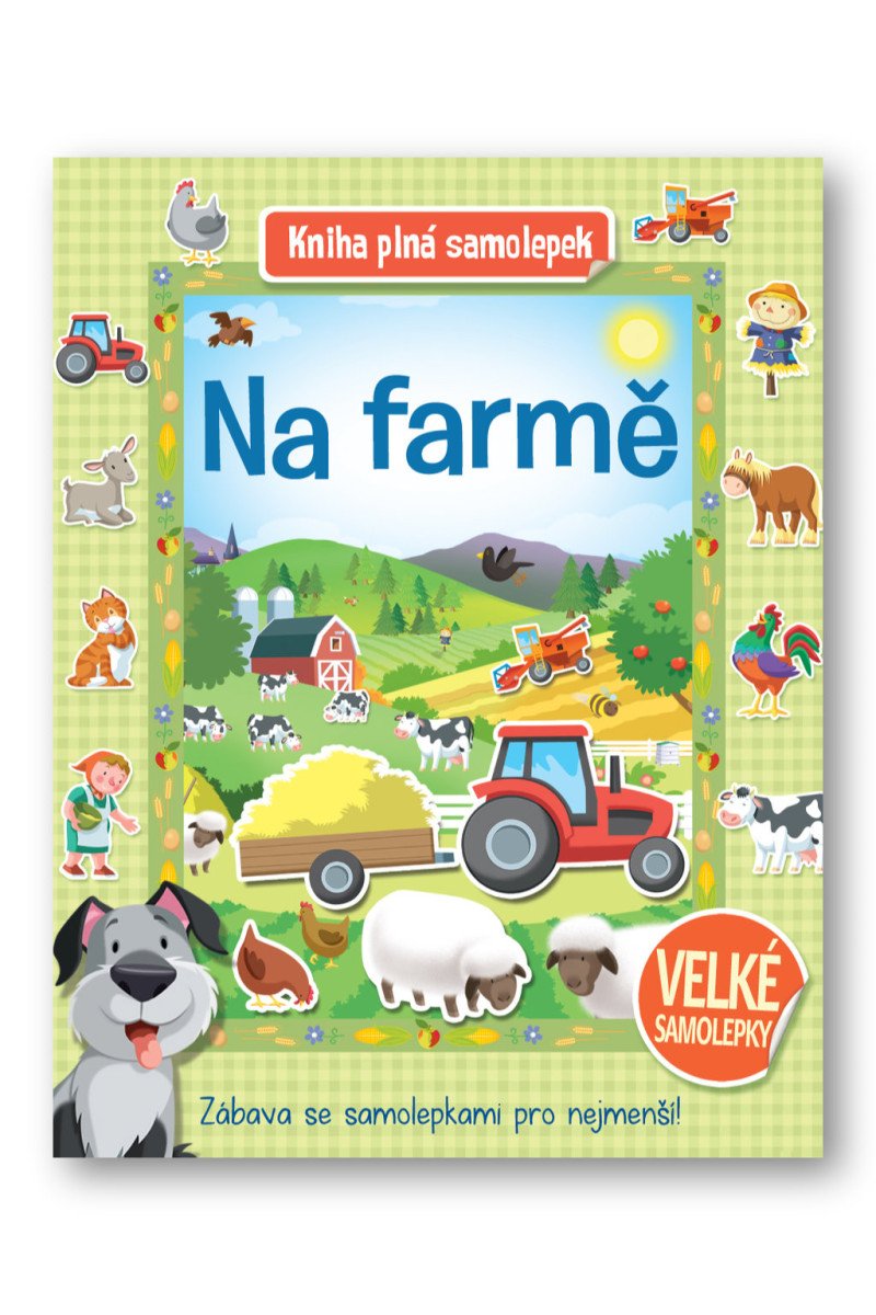 Na farmě - Kniha plná samolepek