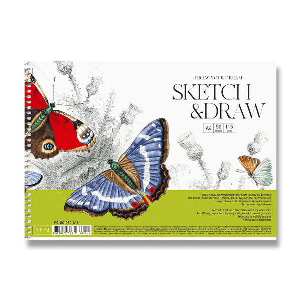 Shkolyaryk Náčrtník A4 - Sketch&Draw 50 listů