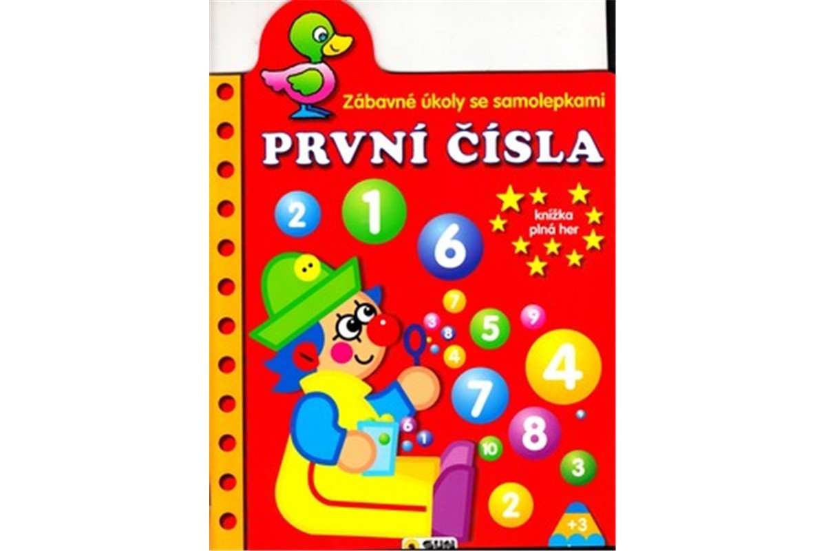 První čísla - Zábavné úkoly se samolepkami