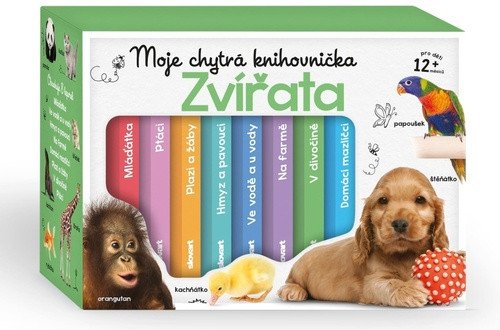 Moje chytrá knihovnička - Zvířata 8 leporel