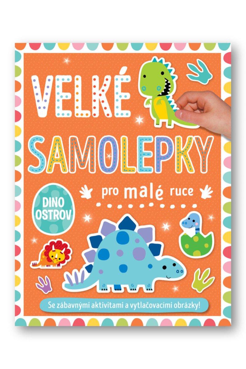 Velké samolepky pro malé ruce Dino ostrov – Lynch Stuart