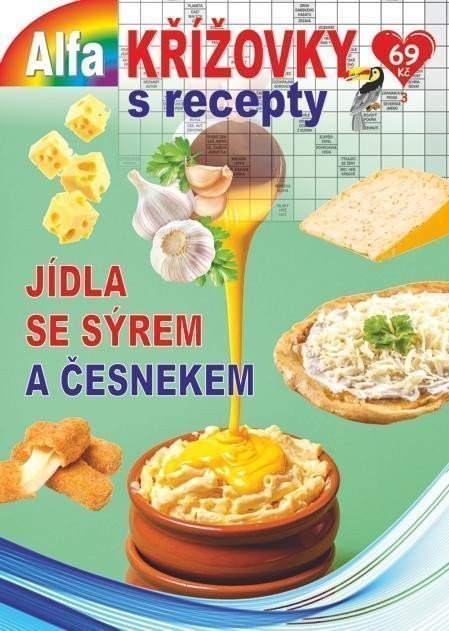 Křížovky s recepty 32022 - Jídla se sýrem a česnekem